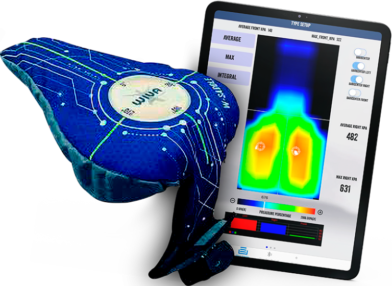 Análisis bioimecánico del ciclista, Bike Fitting presiones en el sillín de la bicicleta
